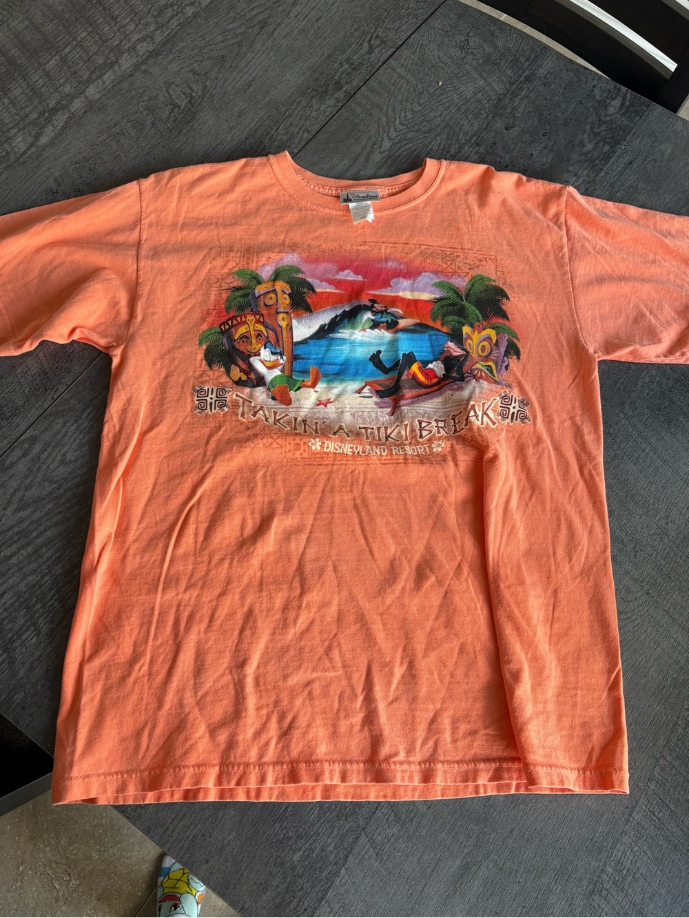 Disney Parks Orange Sunset Graphic Tee